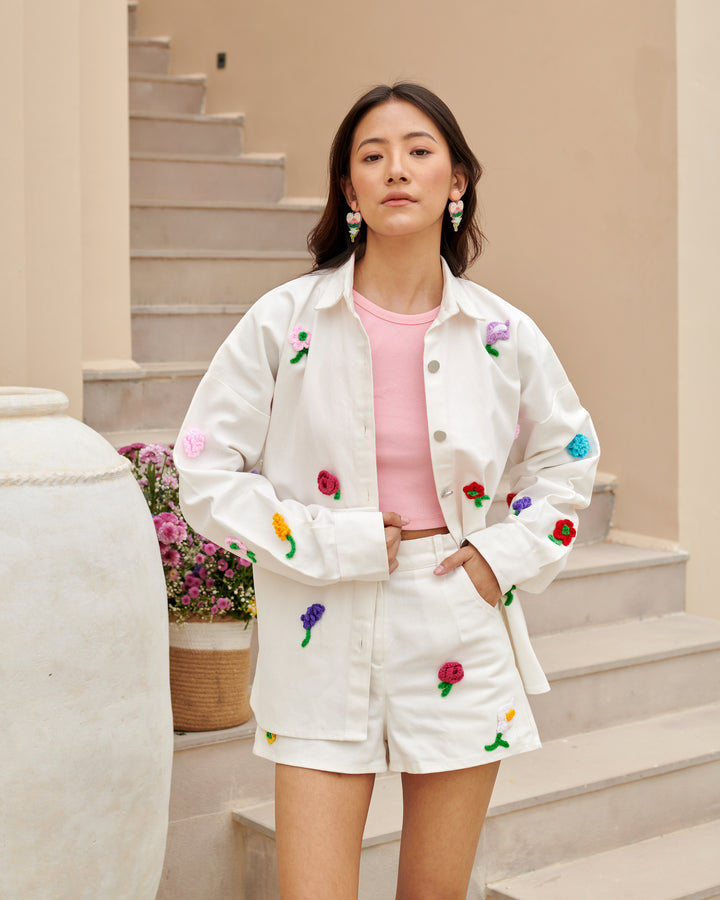 FIORE SHORTS AND JACKET SET
